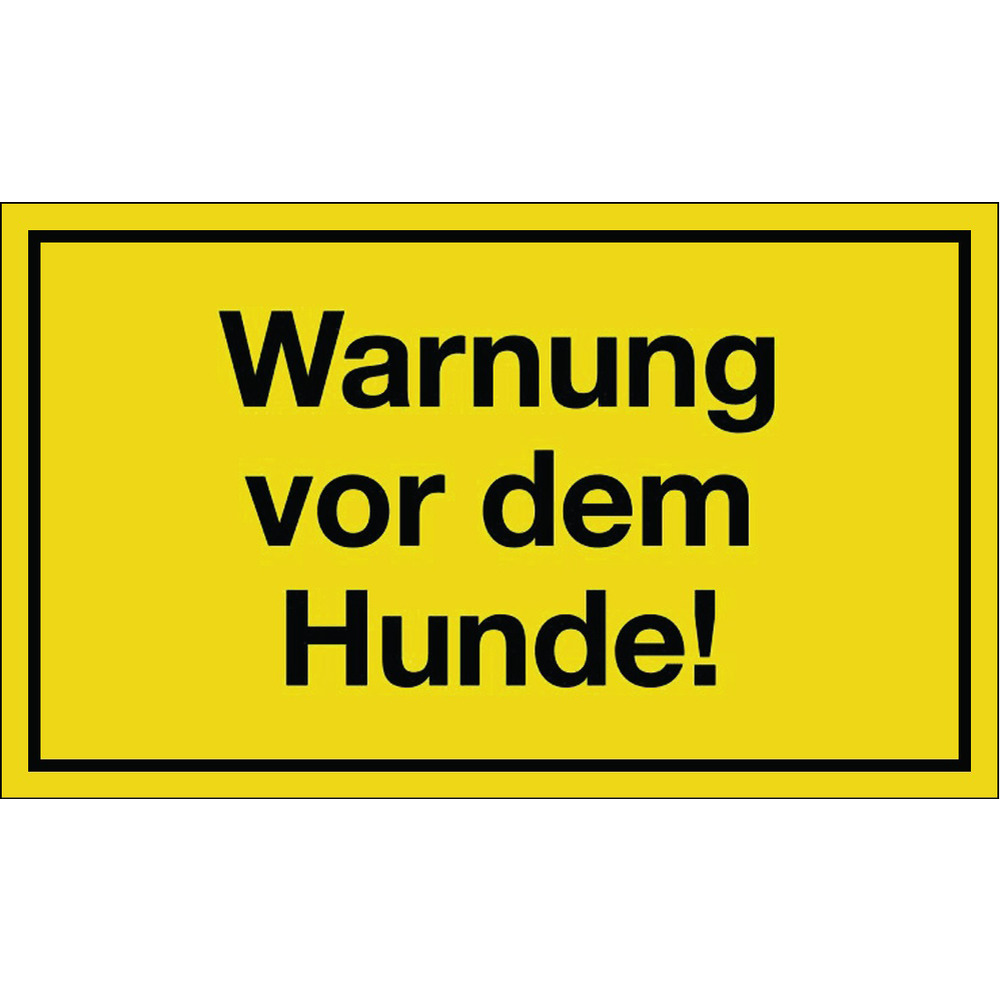 Warntafel Warnung vor dem Hunde-FA102910