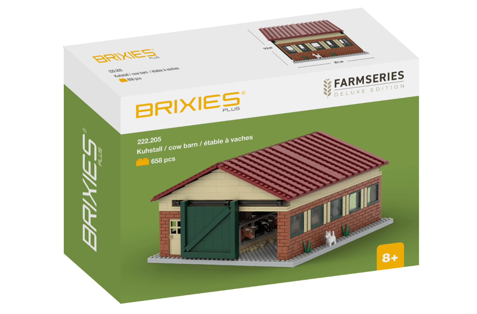 BRIXIES Plus Kuhstall