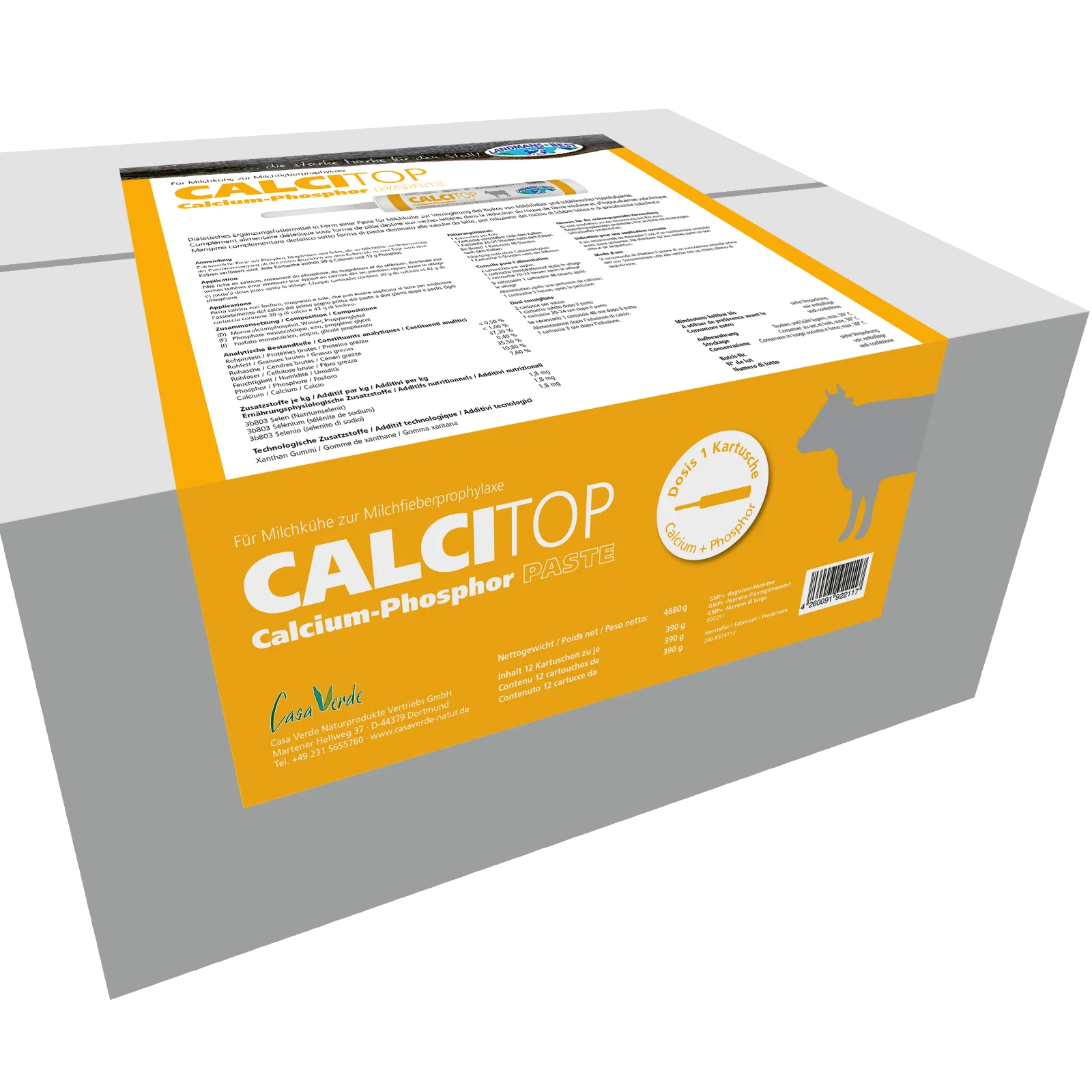 CALCITOP – Calcium-Phosphor Paste 390g
