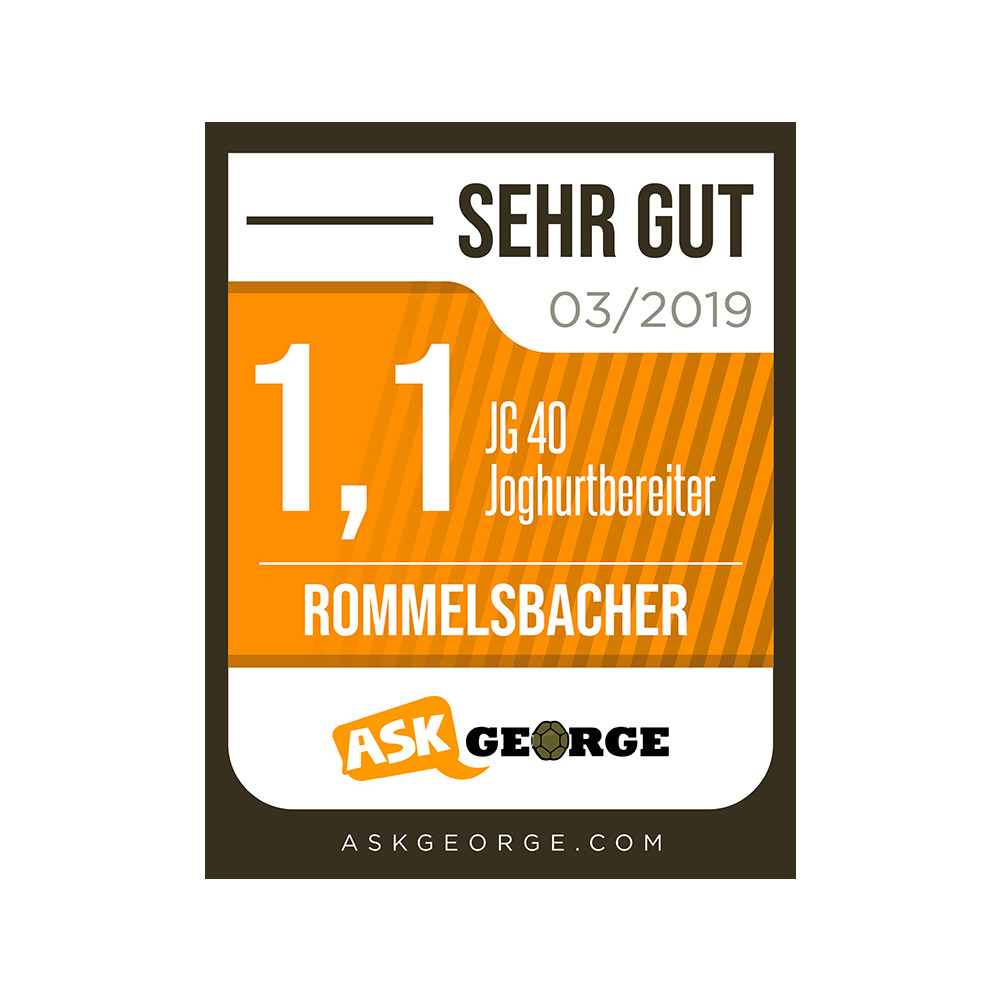 Joghurt-Fix mit Zeitschaltuhr Edelstahl JG40