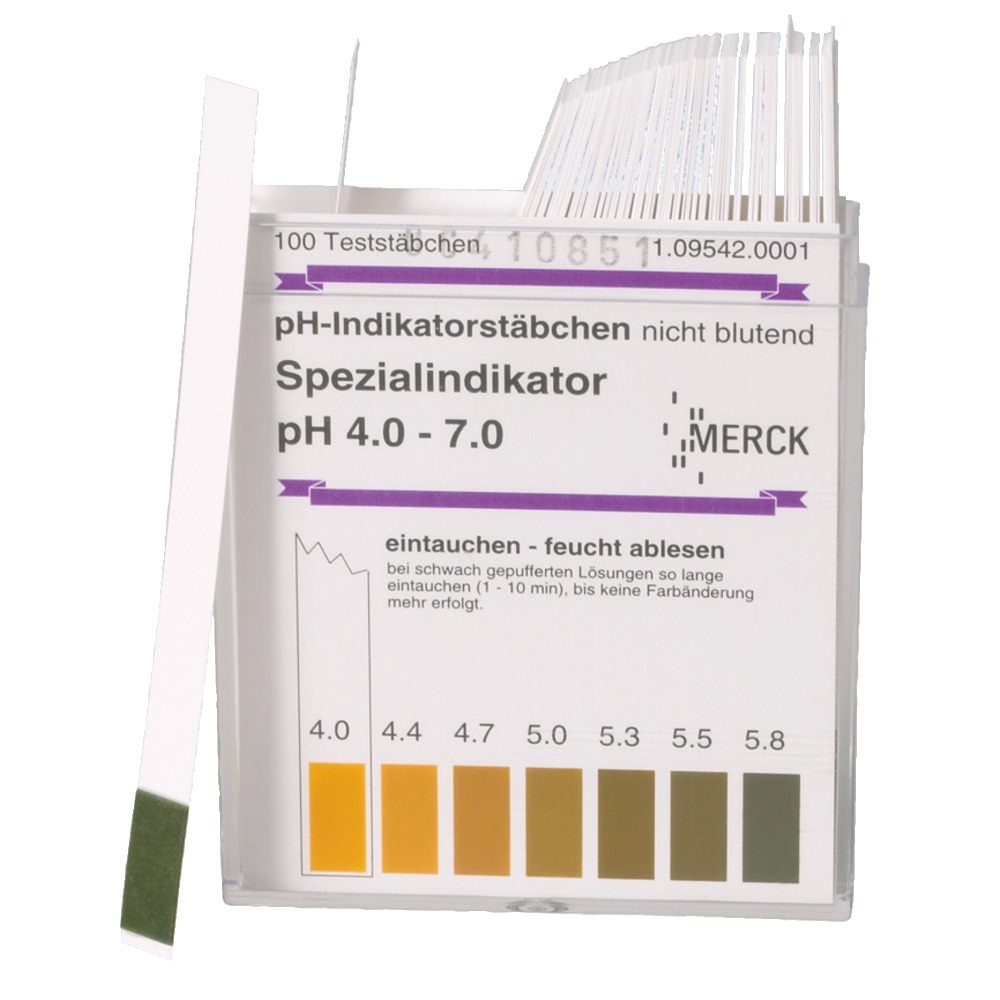 Bandelettes indicatrices de pH