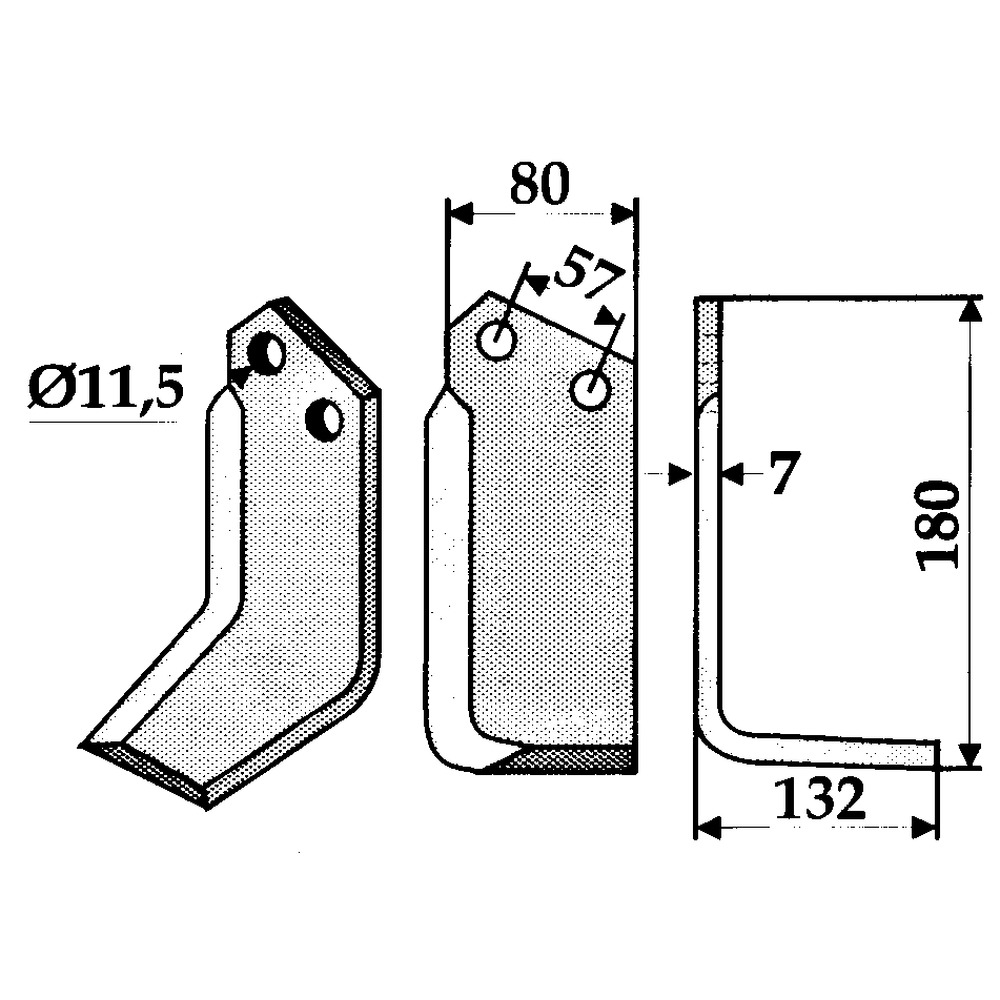 Fräsmesser passend zu Howard-FA2462
