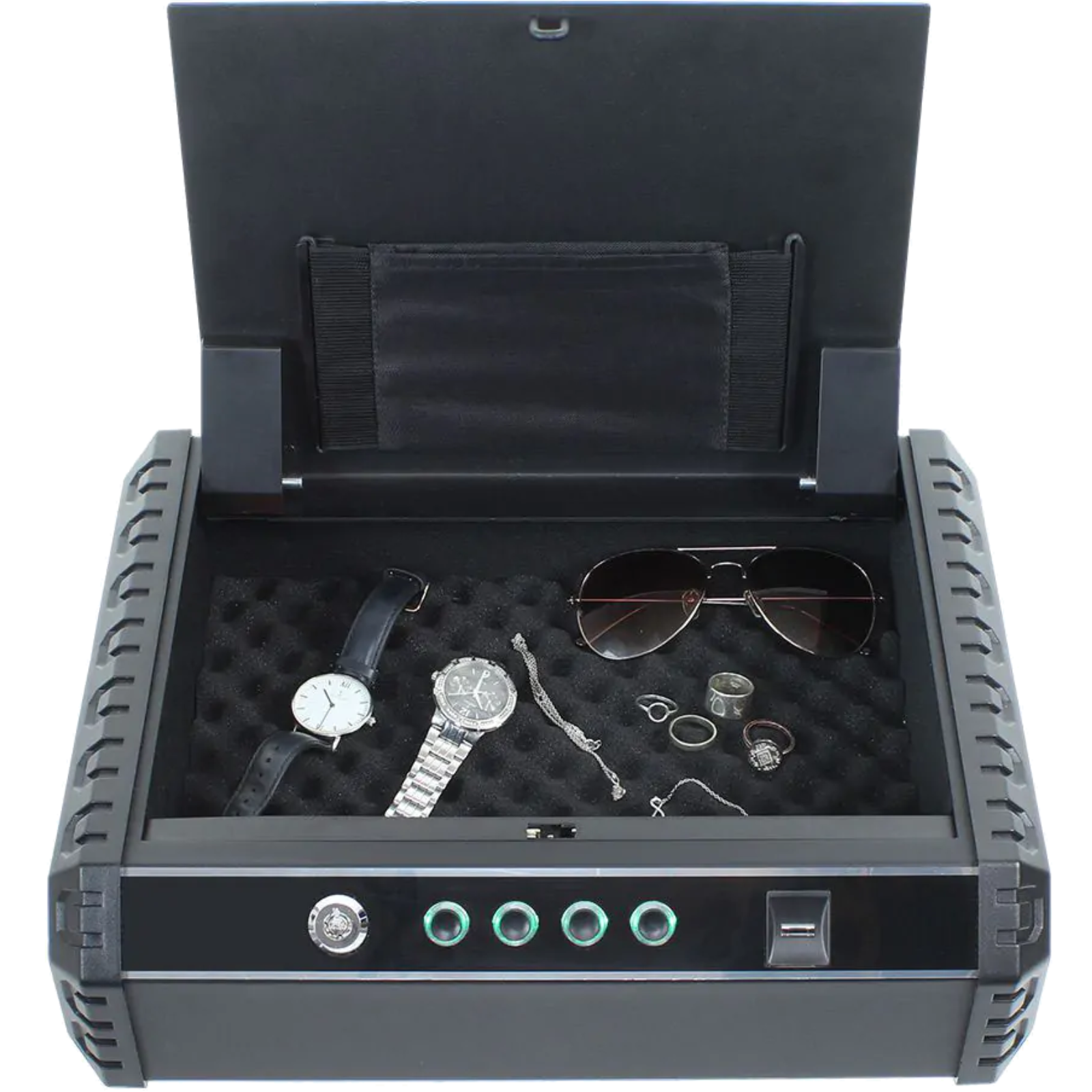  Pistolenkassette Schutzbox Gunmaster XL Fingerprintschloss