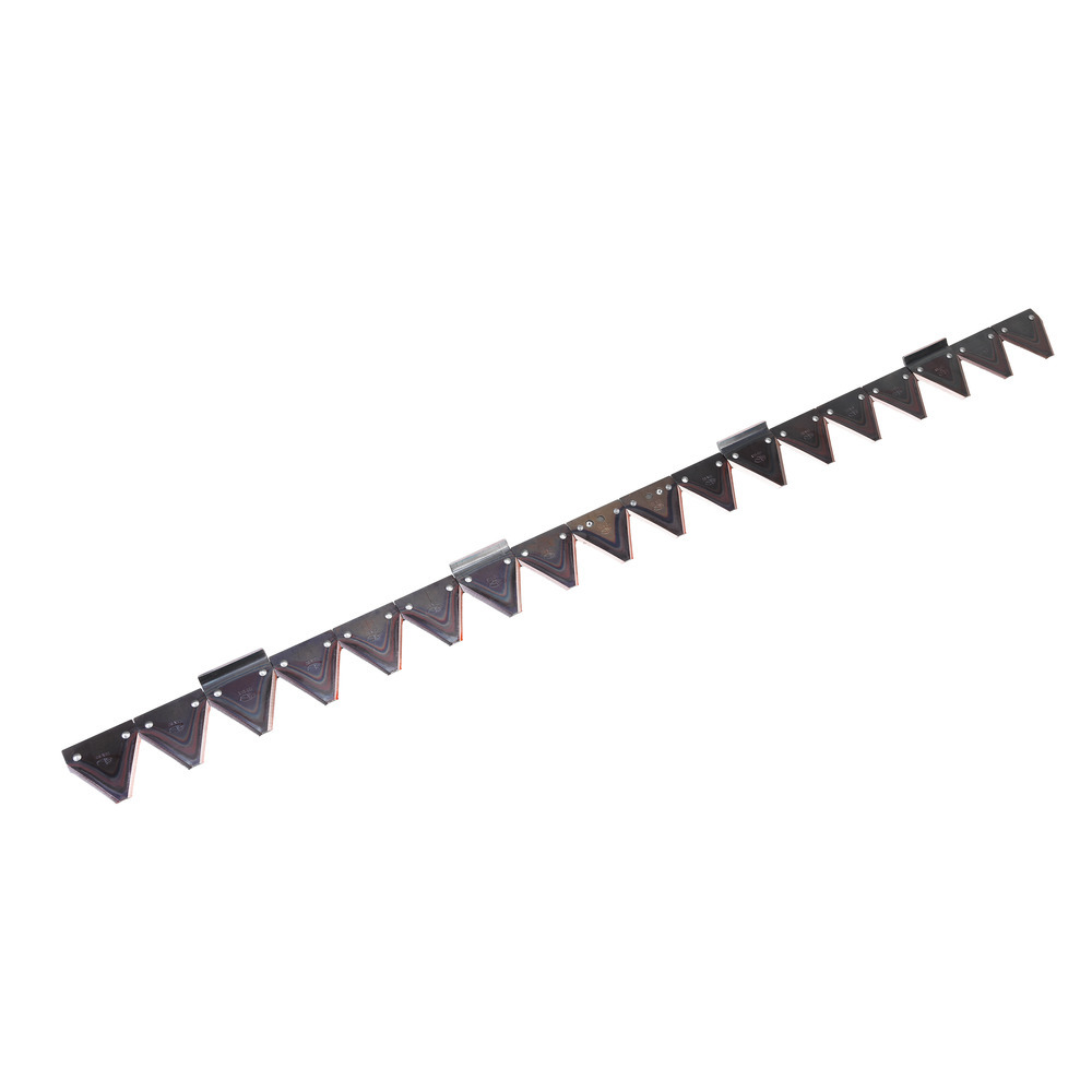 Mähmesser 140cm, 18 Klingen, 4 Führungsklingen GB543, 2 Gewindebohrungen M8 mit Lochabstand 101 mm, anstelle Vogel & Noot FG210400