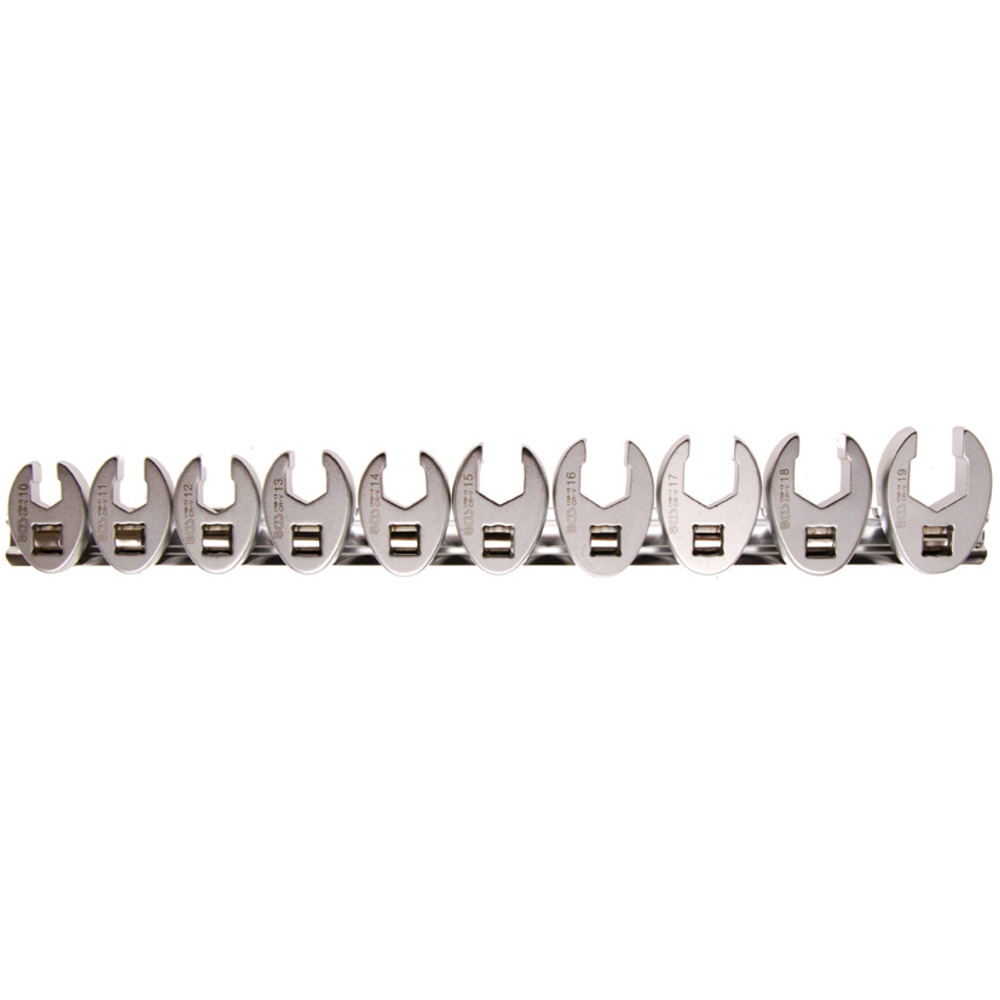 Hahnenfuß-Schlüsselsatz, 10-tlg. 3/8“