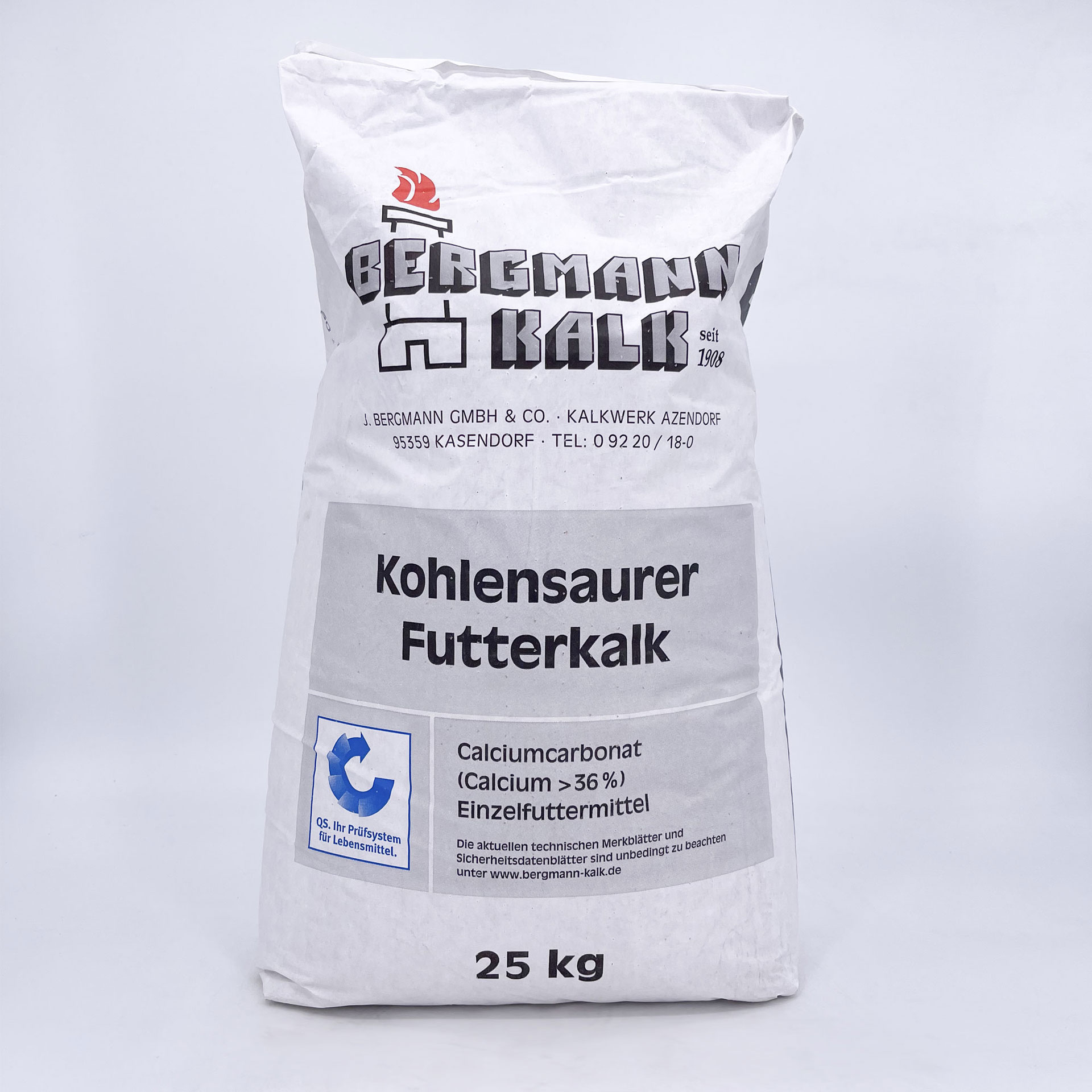 Nutzvieh-Futterkalk 0-0,09 mm - 25 kg Sack