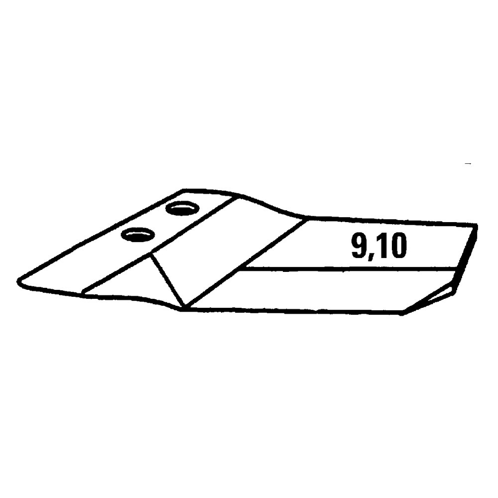 Scharblatt 345 mm, links