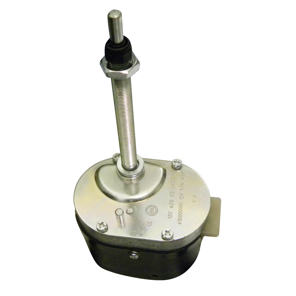 Wischermotor 12 V mit angebautem Schalter - ohne Parkstellung.