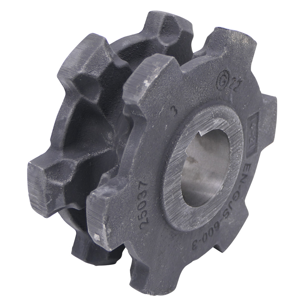 Kettennuss 10x31 offen, Bohrung Ø40mm, KN12mm, Außen-Ø135mm, in GGG60