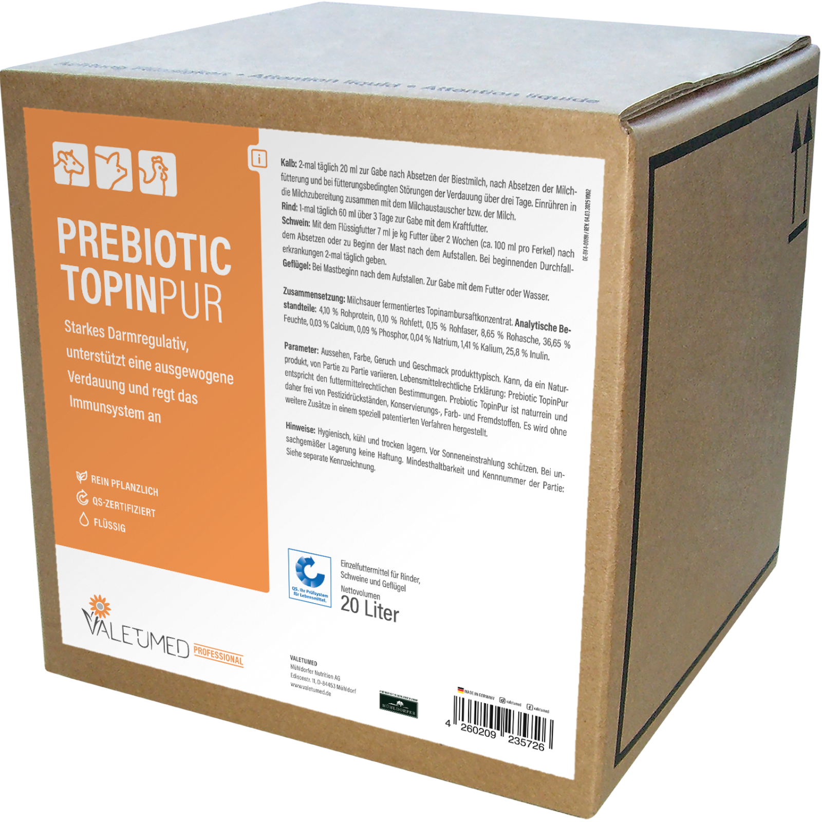 Ergänzungsfuttermittel Topinpur 20 l