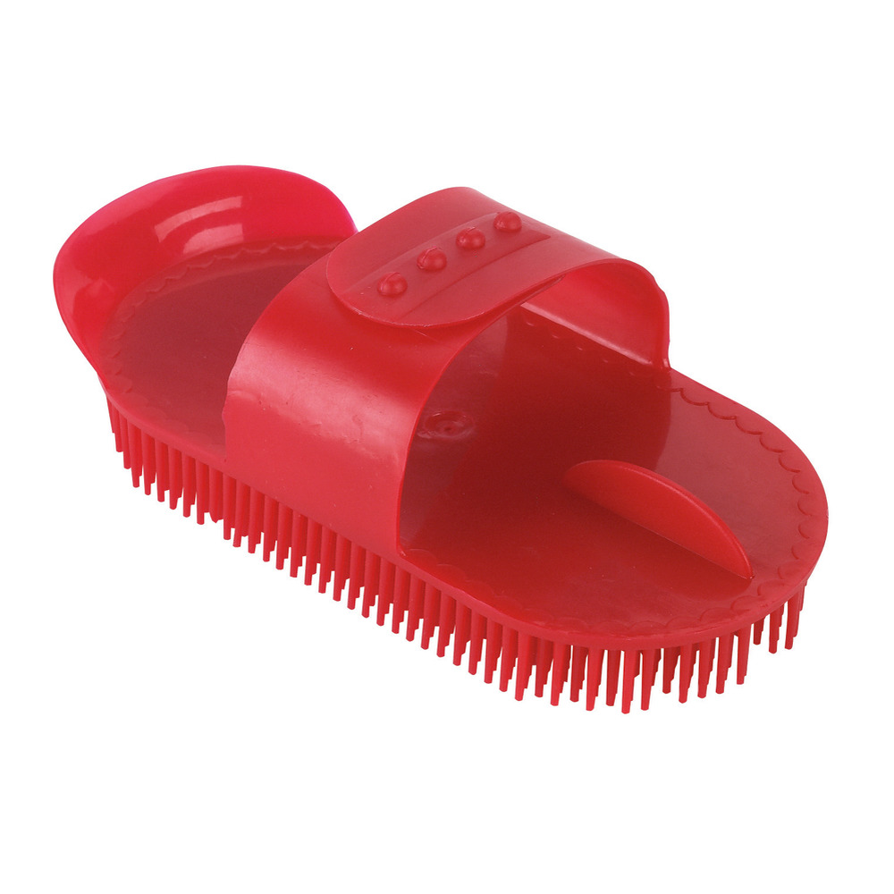 Nadelstriegel Kunststoff rot