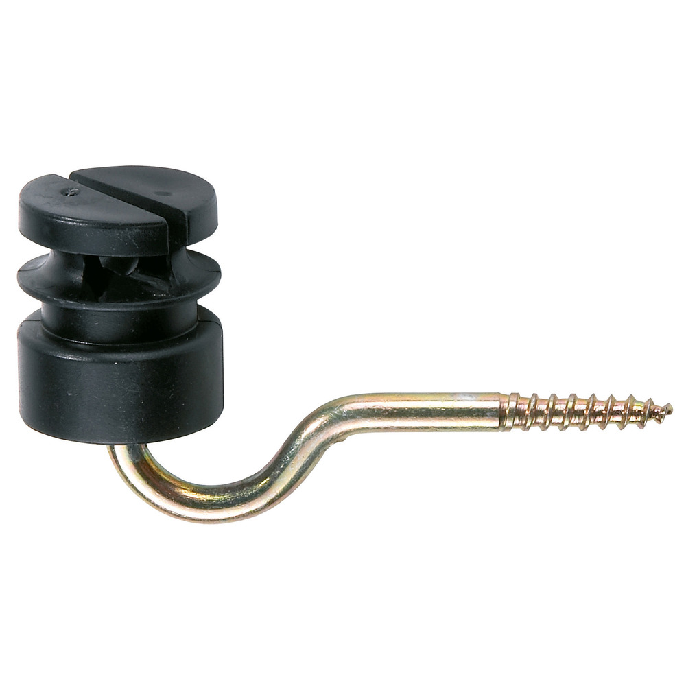 Schlitzisolator schwarz, 25 Stk.