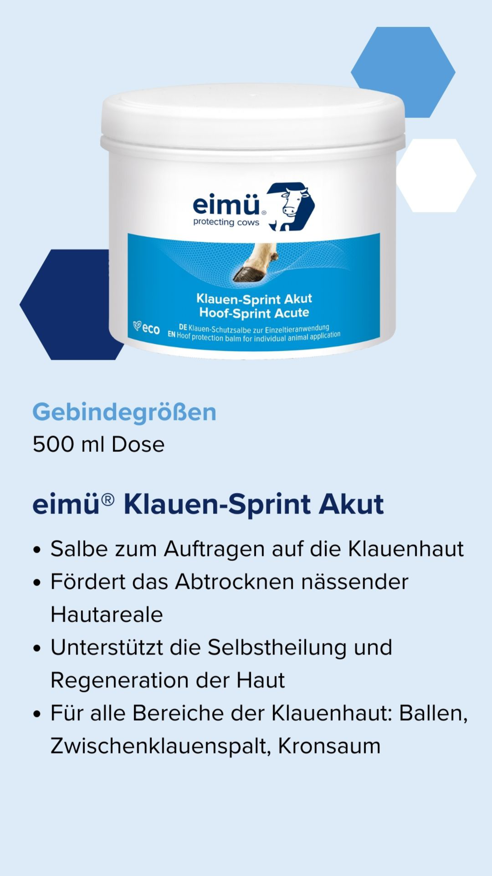 Klauen-Sprint® Akut-Salbe 500 ml