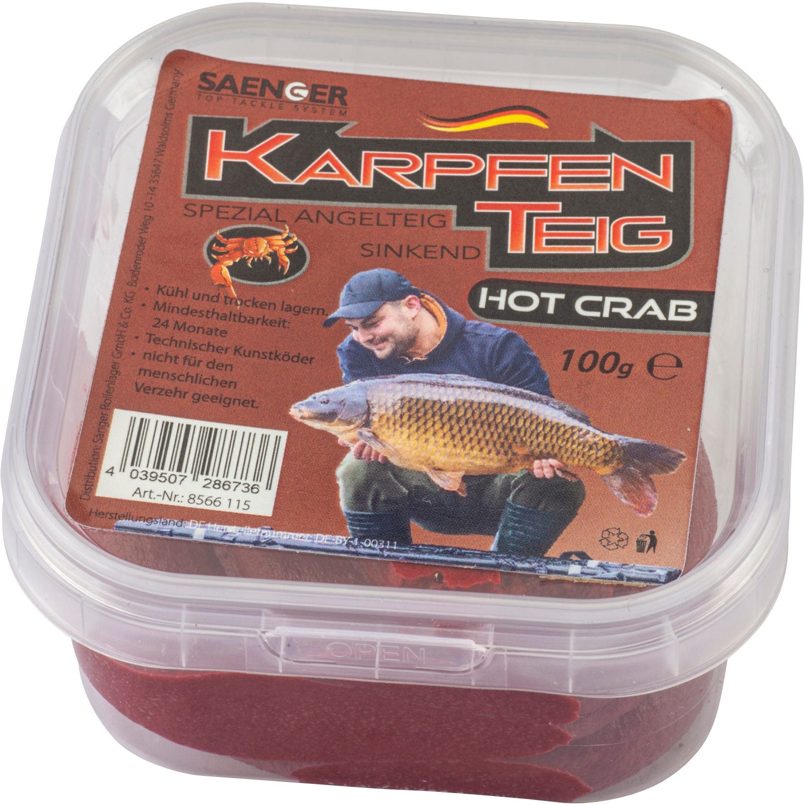 Karpfenteig, Spezial Angelteig - sinkend 100 g