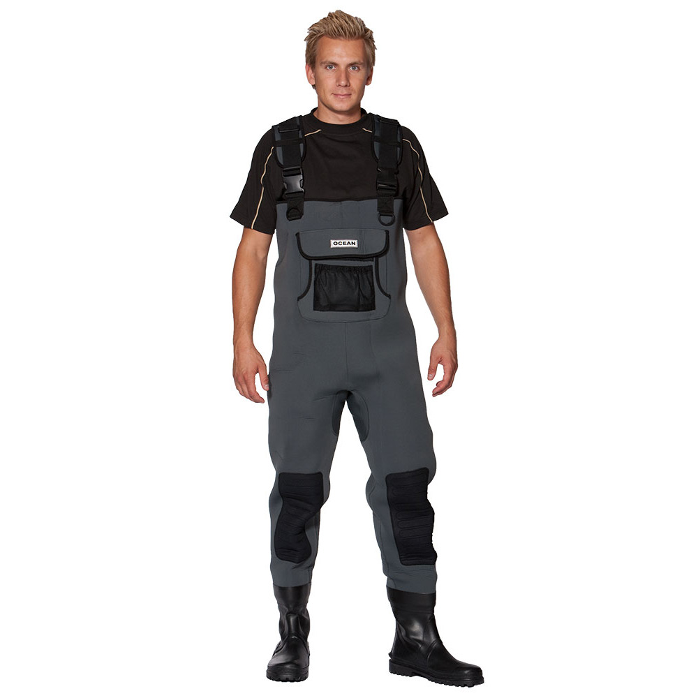  Neopren Wathose grau 5 mm