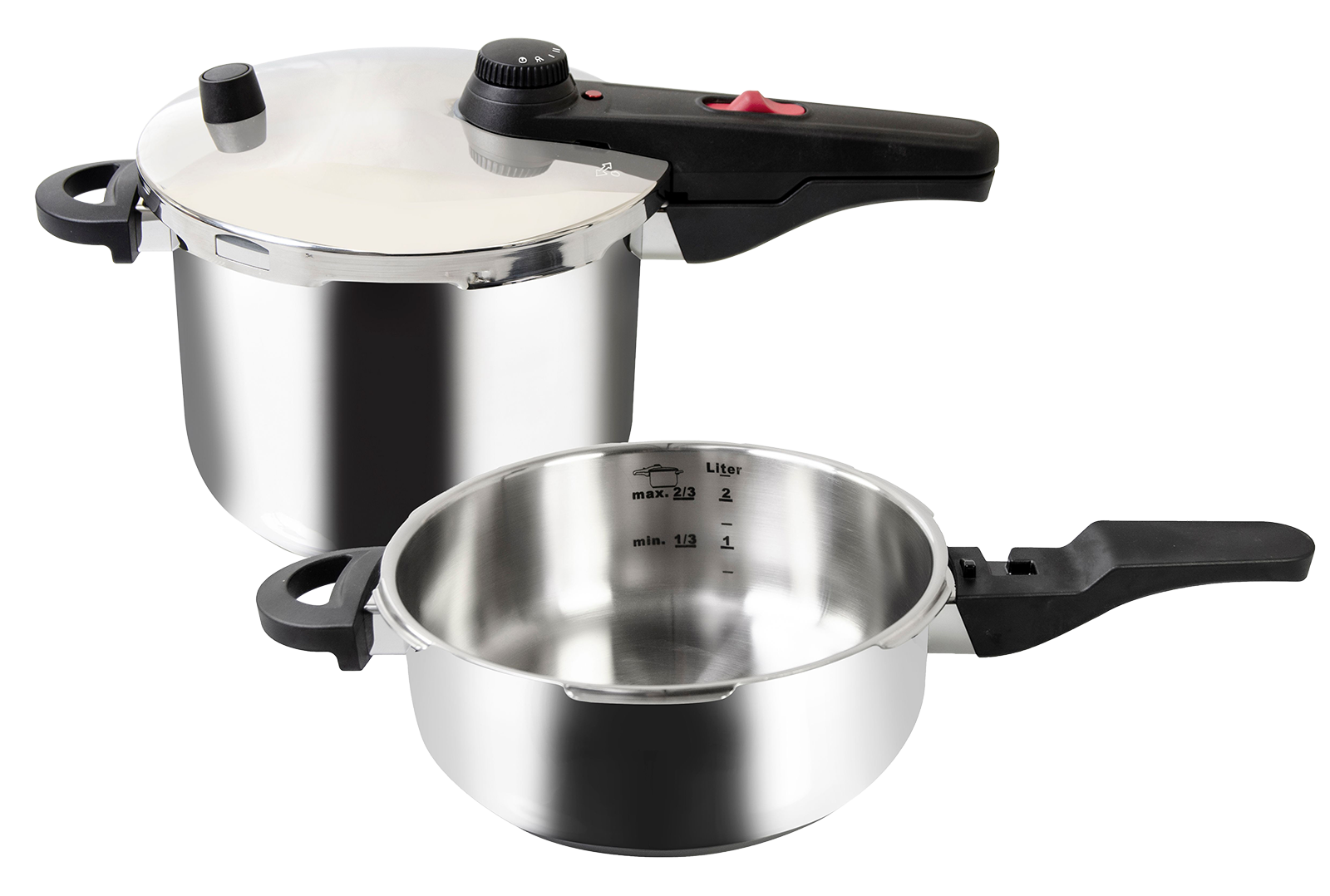 Schnellkochtopf Set  Ø22cm 6l+3l ALFA