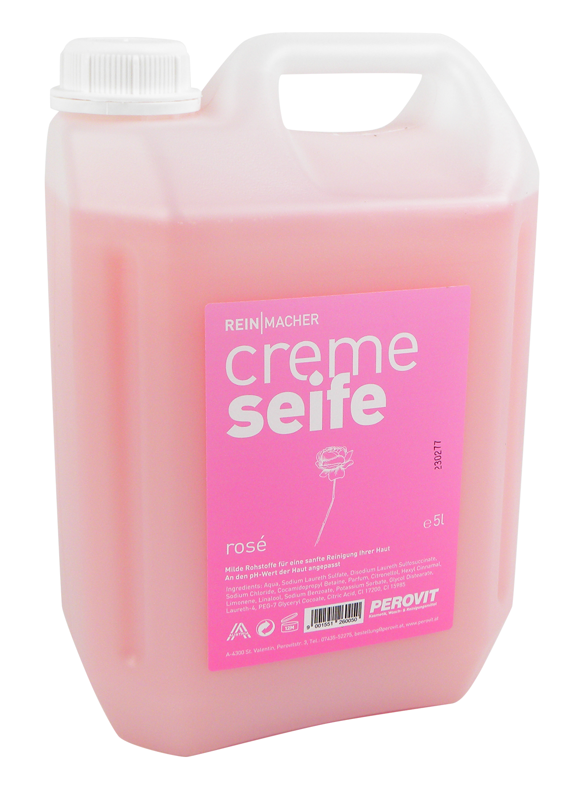 Cremeseife Sensitiv rose