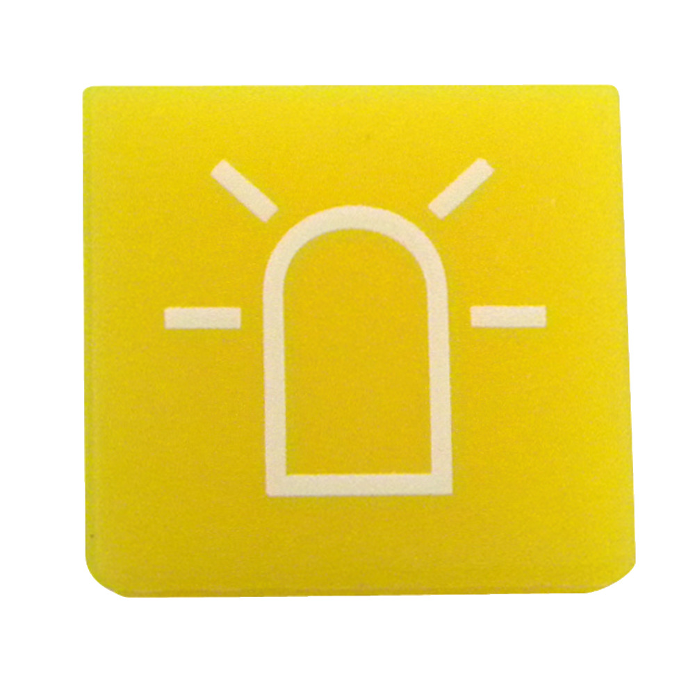 Rotating beacon symbol for switch