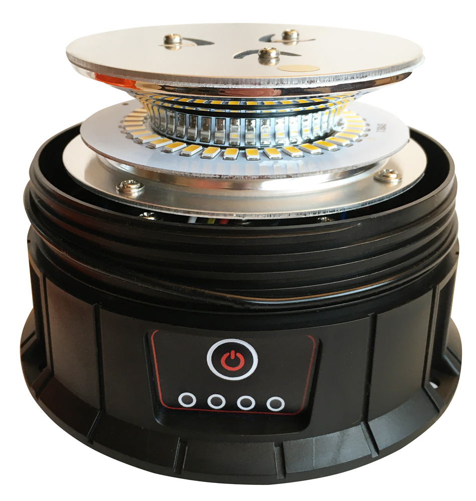  LED-Kennleuchte Funk Akku, Magnet 