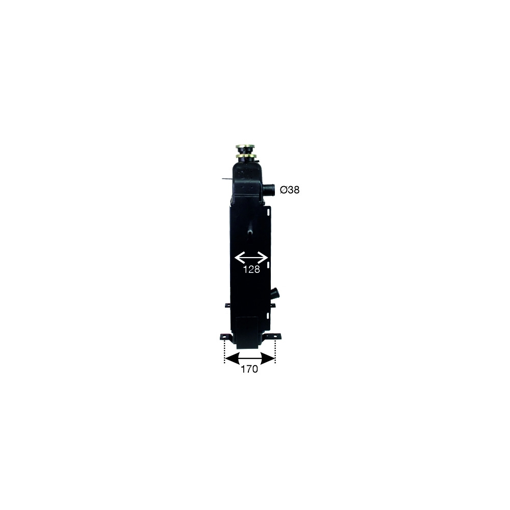 Kühler Halterung vorne für Steyr 8060SK1, 8070SK1