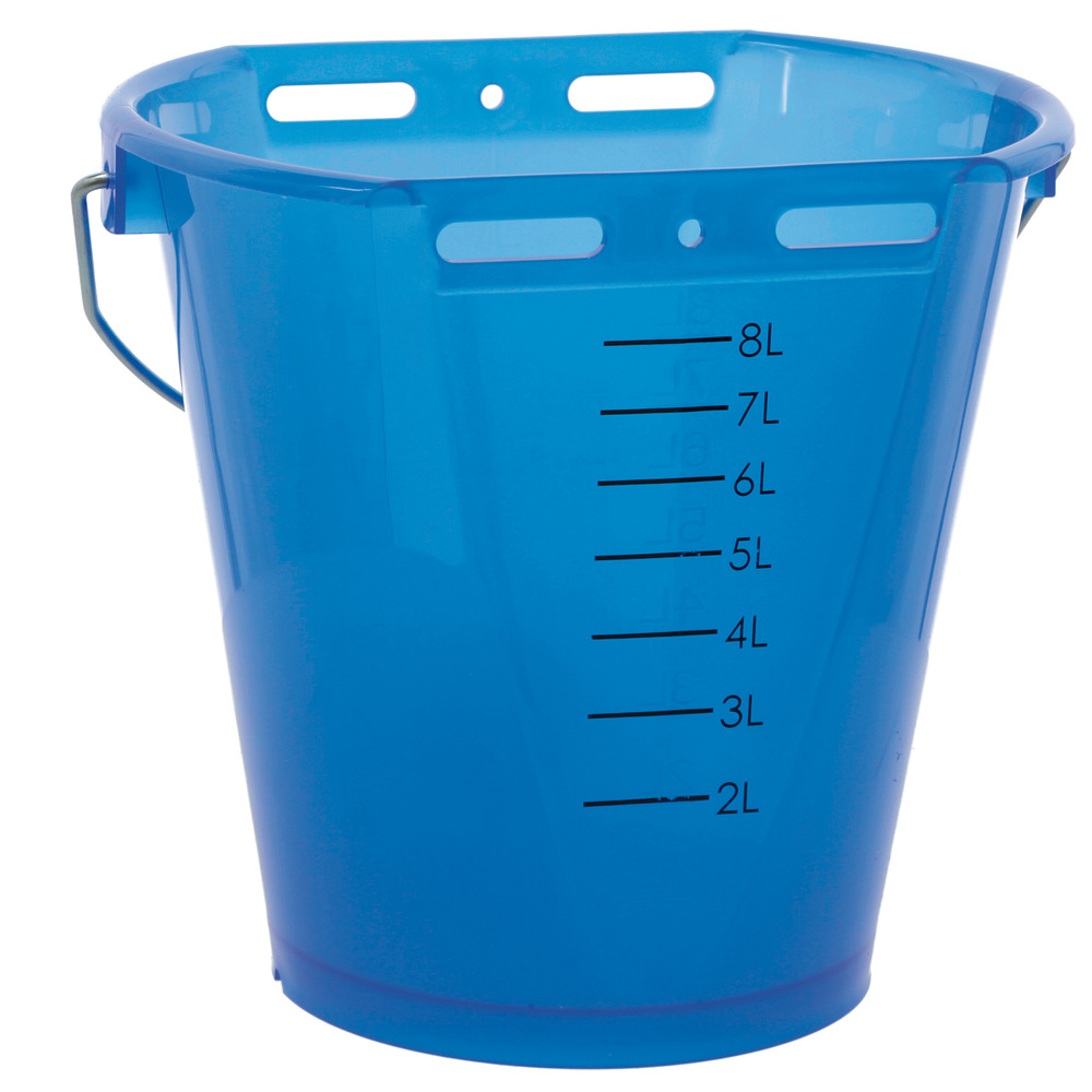Tränkeeimer transparent blau