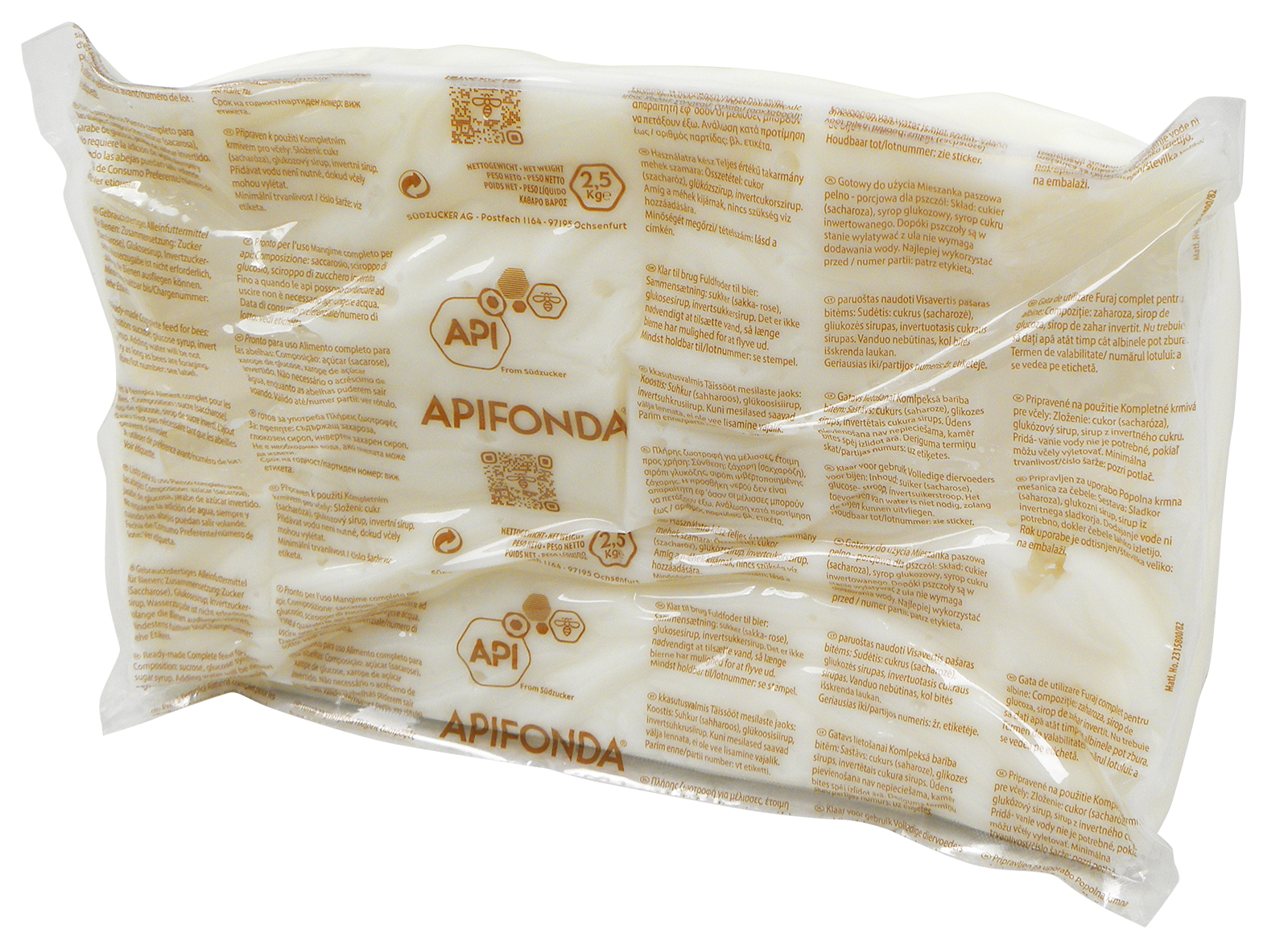 Apifonda Futterteig 5 x 2,5kg für Bienen
