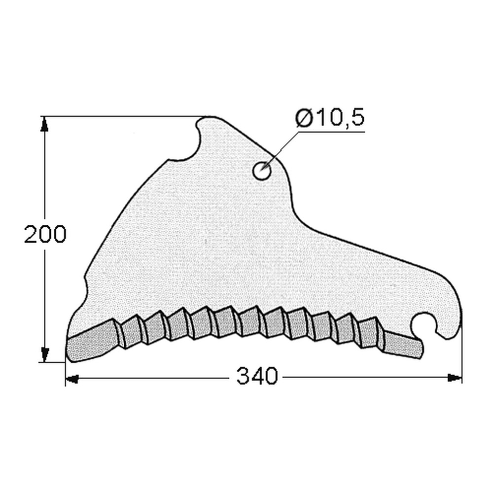 Ladewagenmesser passend zu Deutz