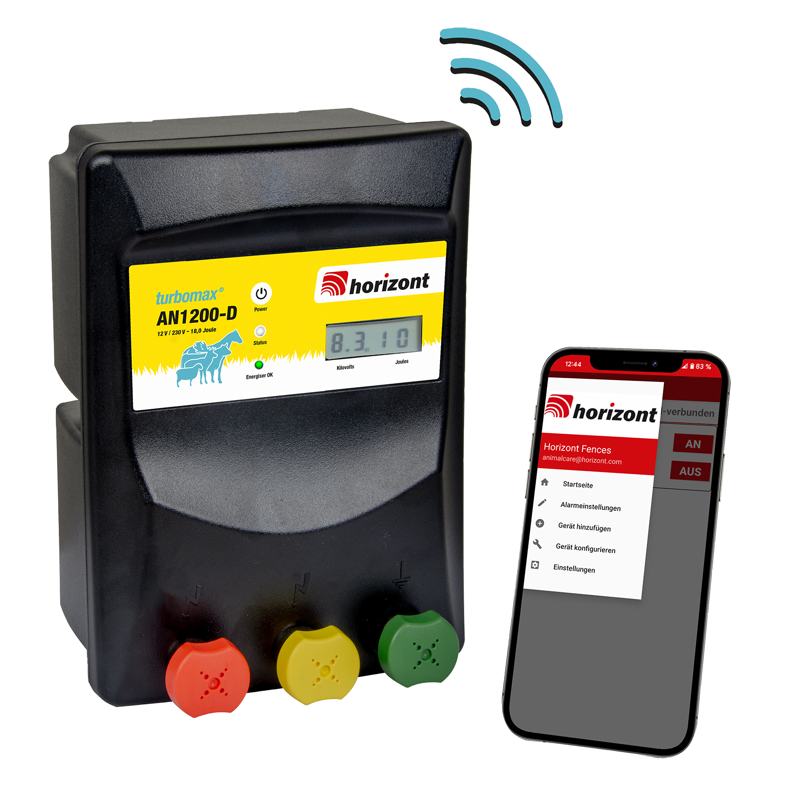 Weidezaungerät turbomax AN1200-D - 230/12V