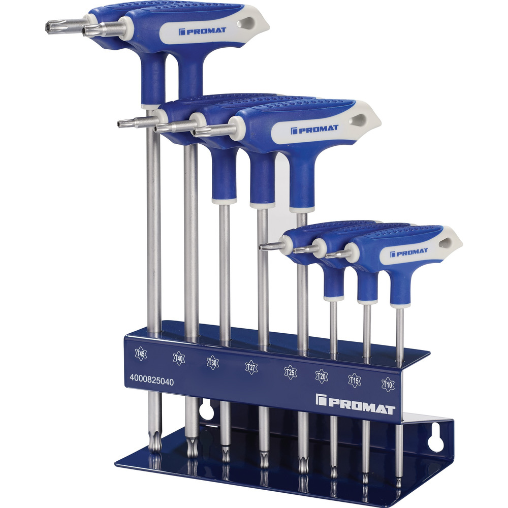 Torxschlüssel-Satz mit T-Griff TX 8-tlg.