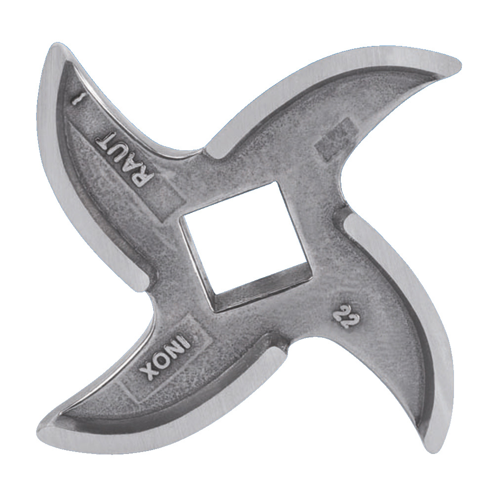 4-flügeliges Messer Edelstahl