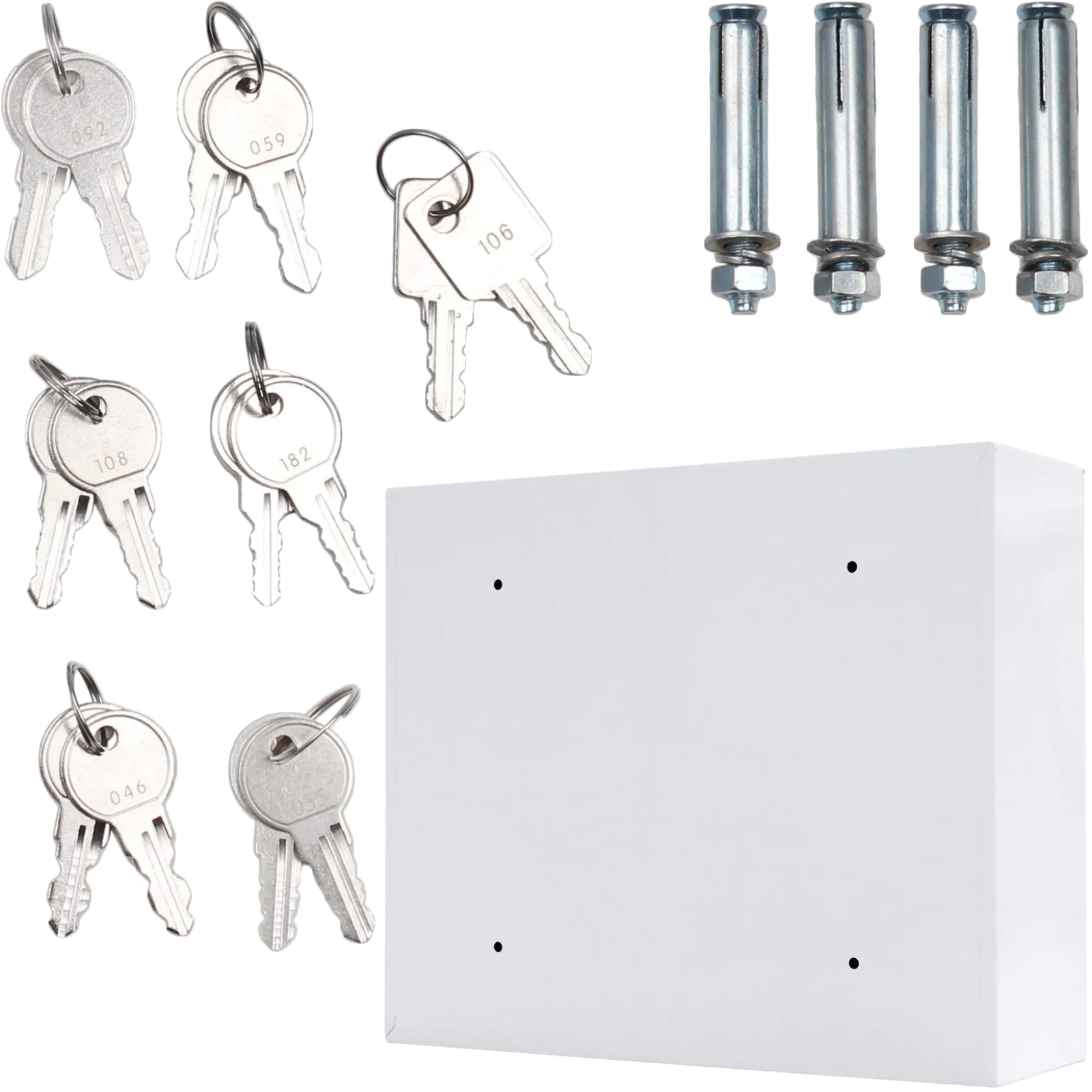 Schlüsselausgabe Keysystem 6 Outdoor Elektronikschloss weiß
