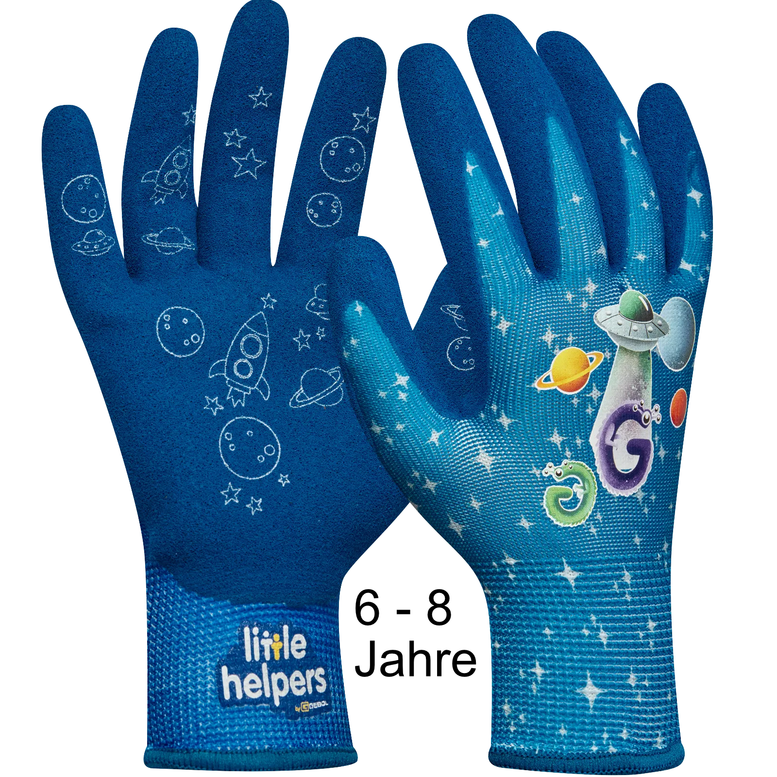  Handschuhe Kinder blau 