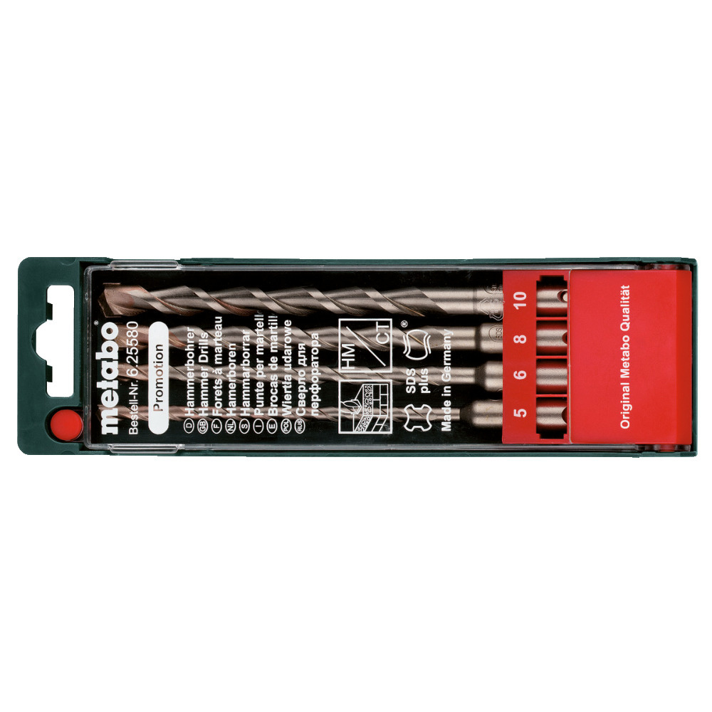 Bohrerkassette SDS-Plus 4-teilig