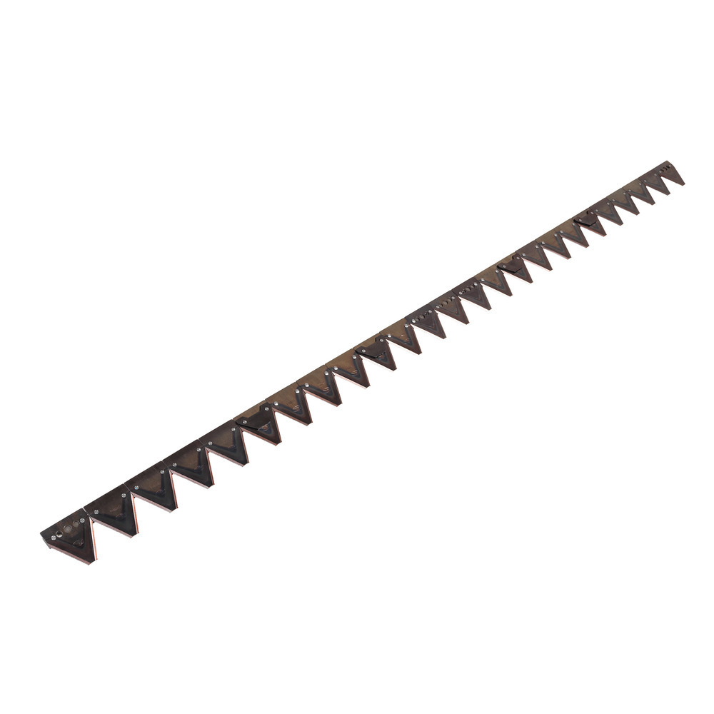 Mähmesser zu Rapid EURO-3 mit Mulchzusatz links und rechts, 2 Gewindelöcher M8, LA=122 mm
