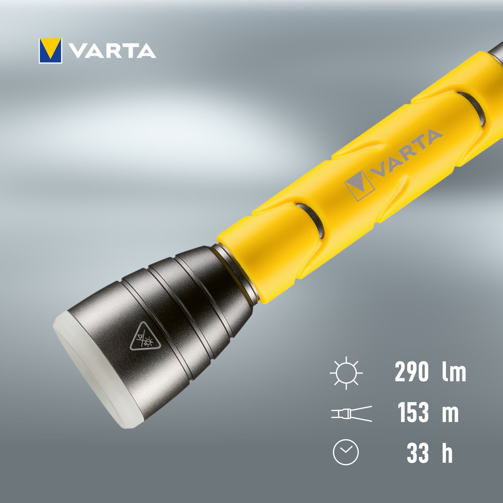 Taschenlampe Outdoor SportsF20 gelb mit 2AA Batterien
