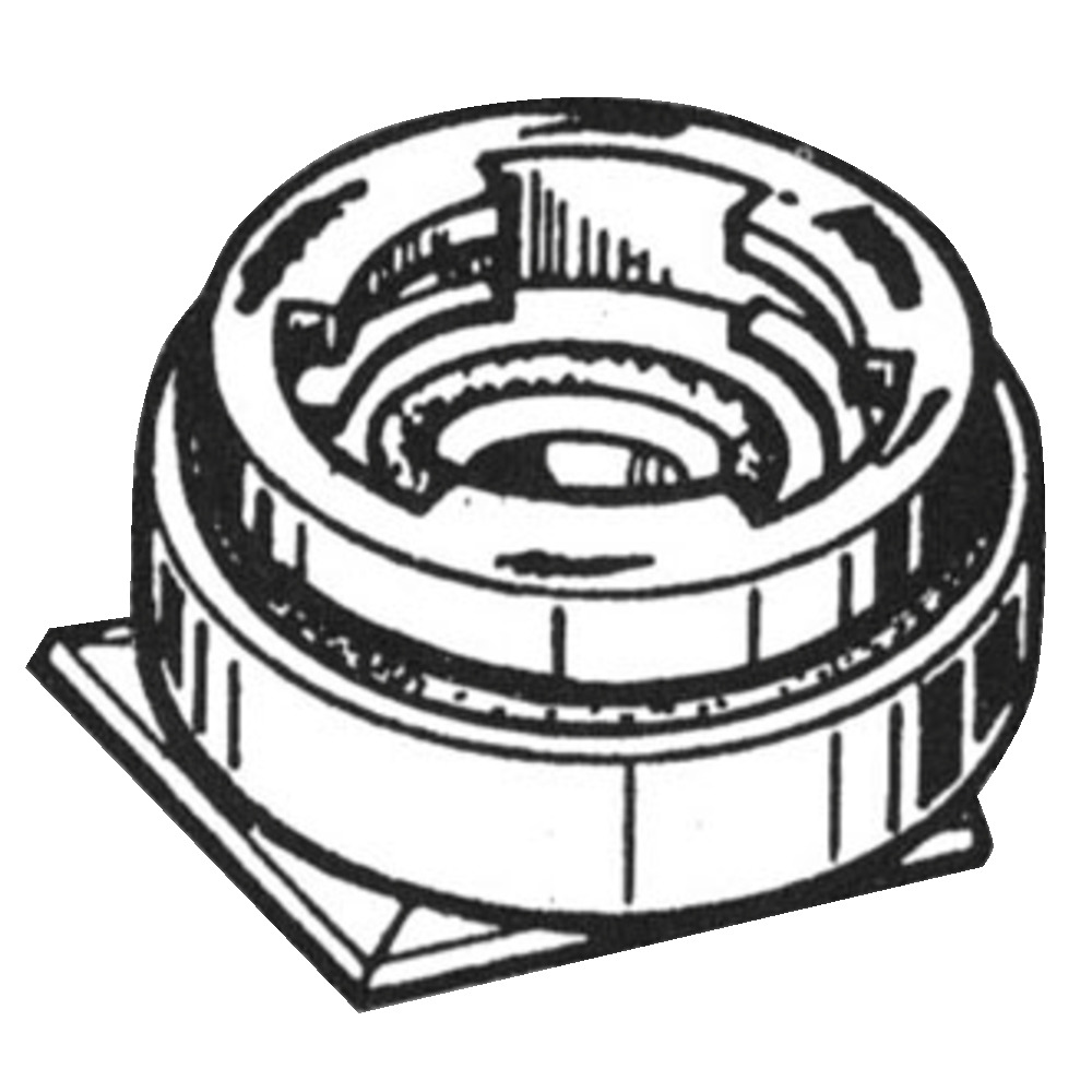 Adapter for pulsator Interpuls L02 for DeLaval tube milking system