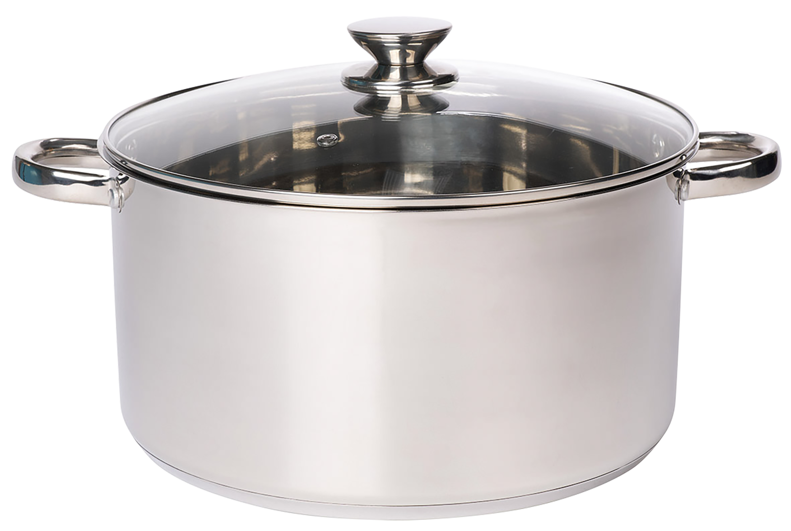 Marmite universelle en acier inoxydable 11,5 L avec couvercle en verre