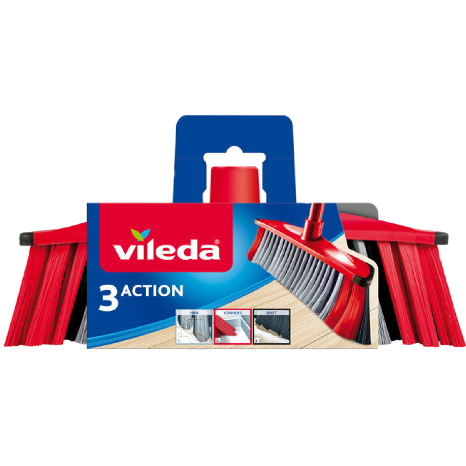 Besen 3Action ohne Stiel