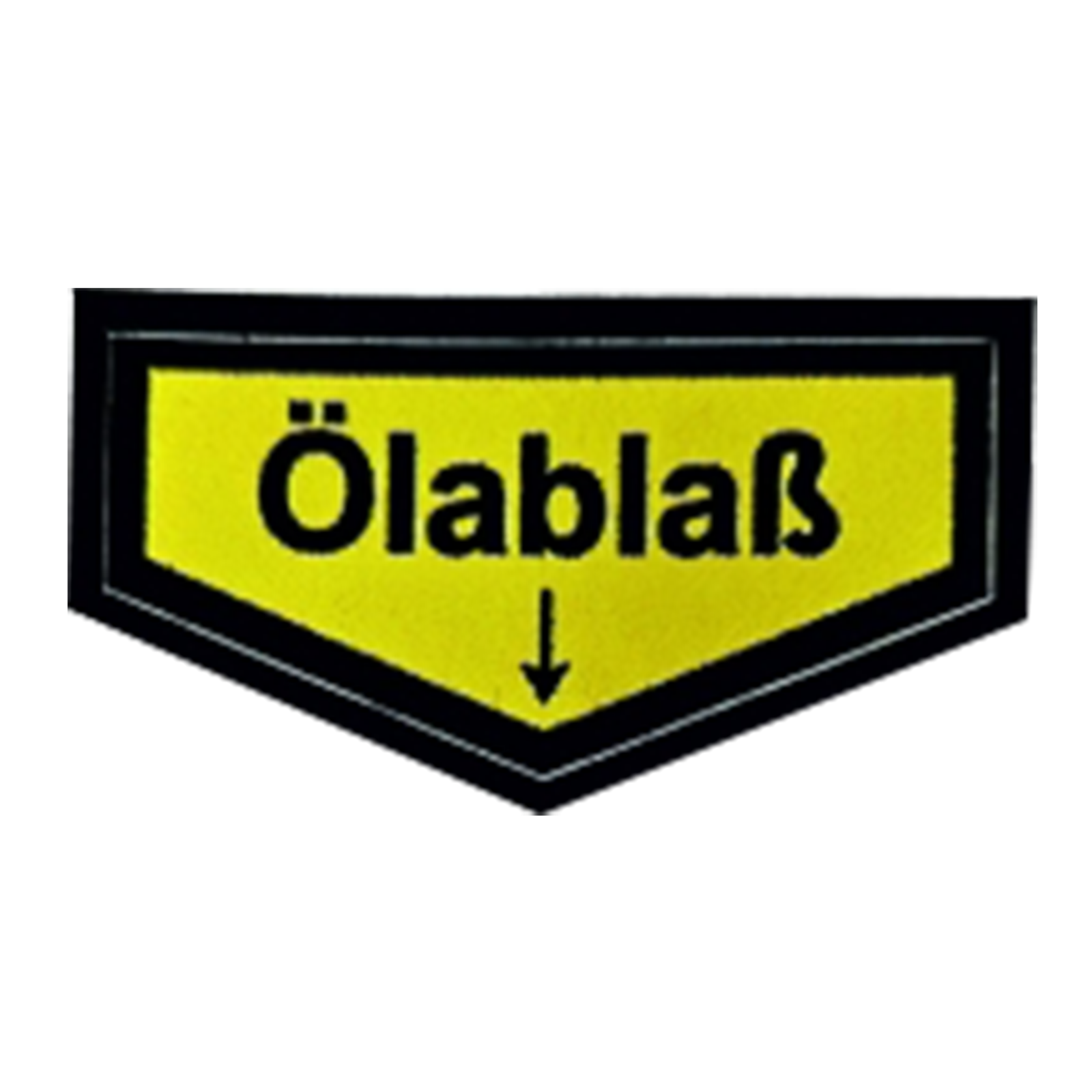 Aufkleber Steyr Ölablaß