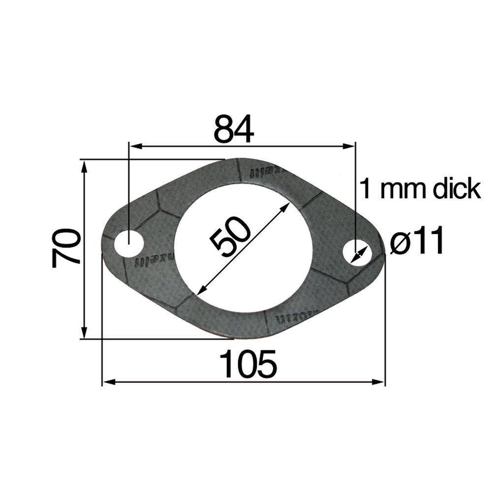 Exhaust manifold gasket