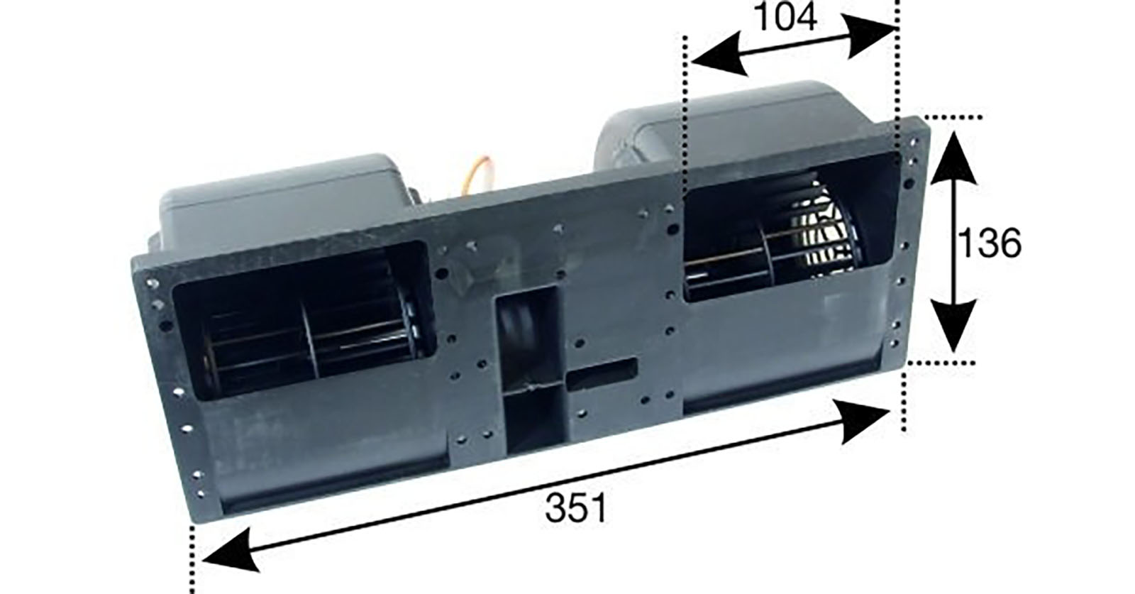 Heizungsgebläse zu Steyr SK2 Kabine mit Ausführung Spal Gebläse