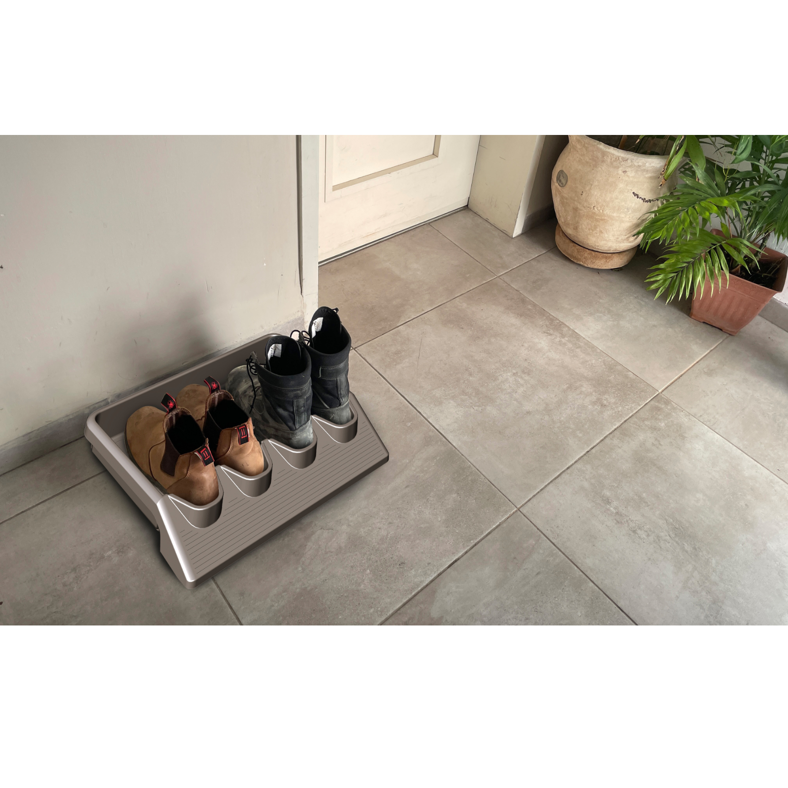 Ausziehwanne für Schuhe + Stiefel