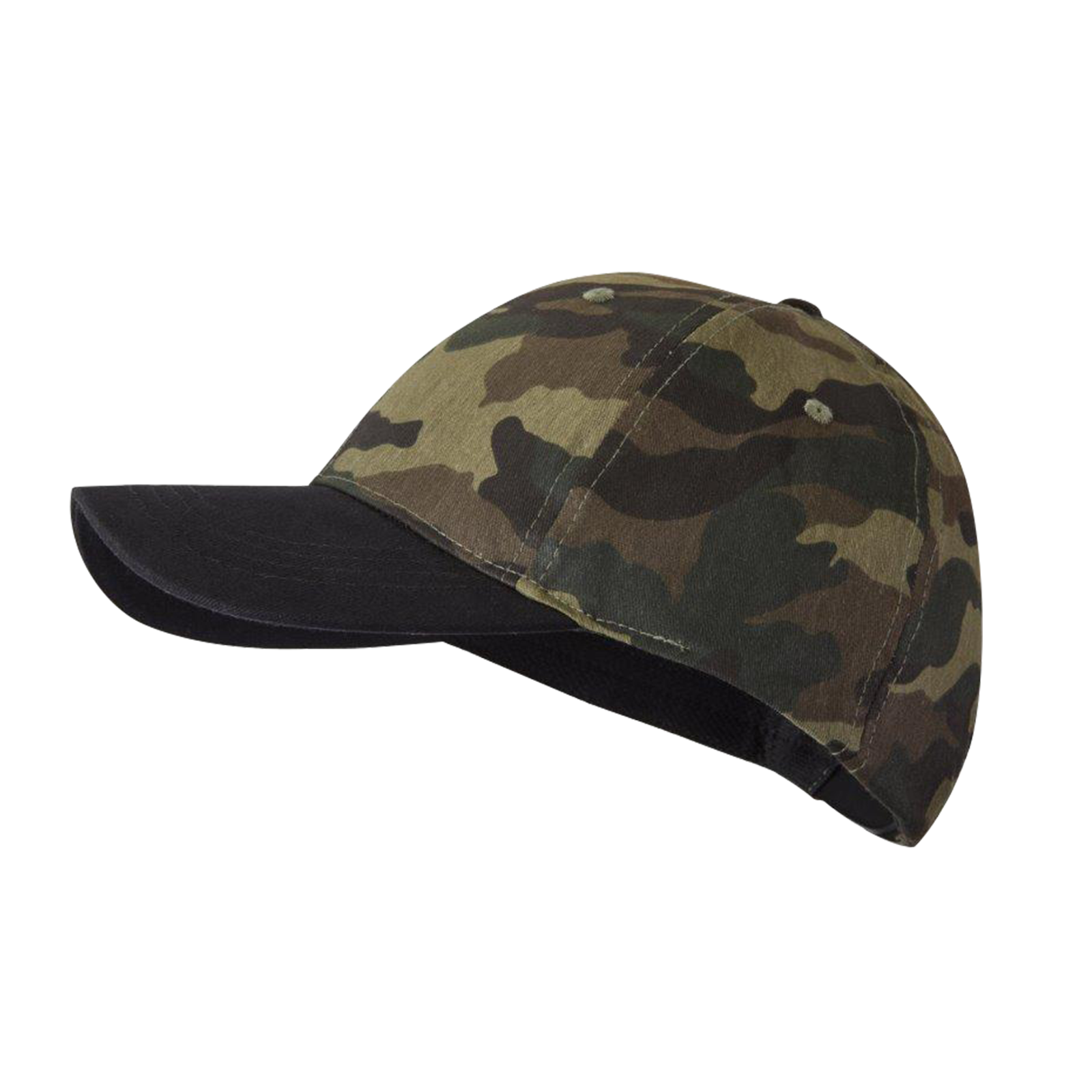 Base cap camouflage