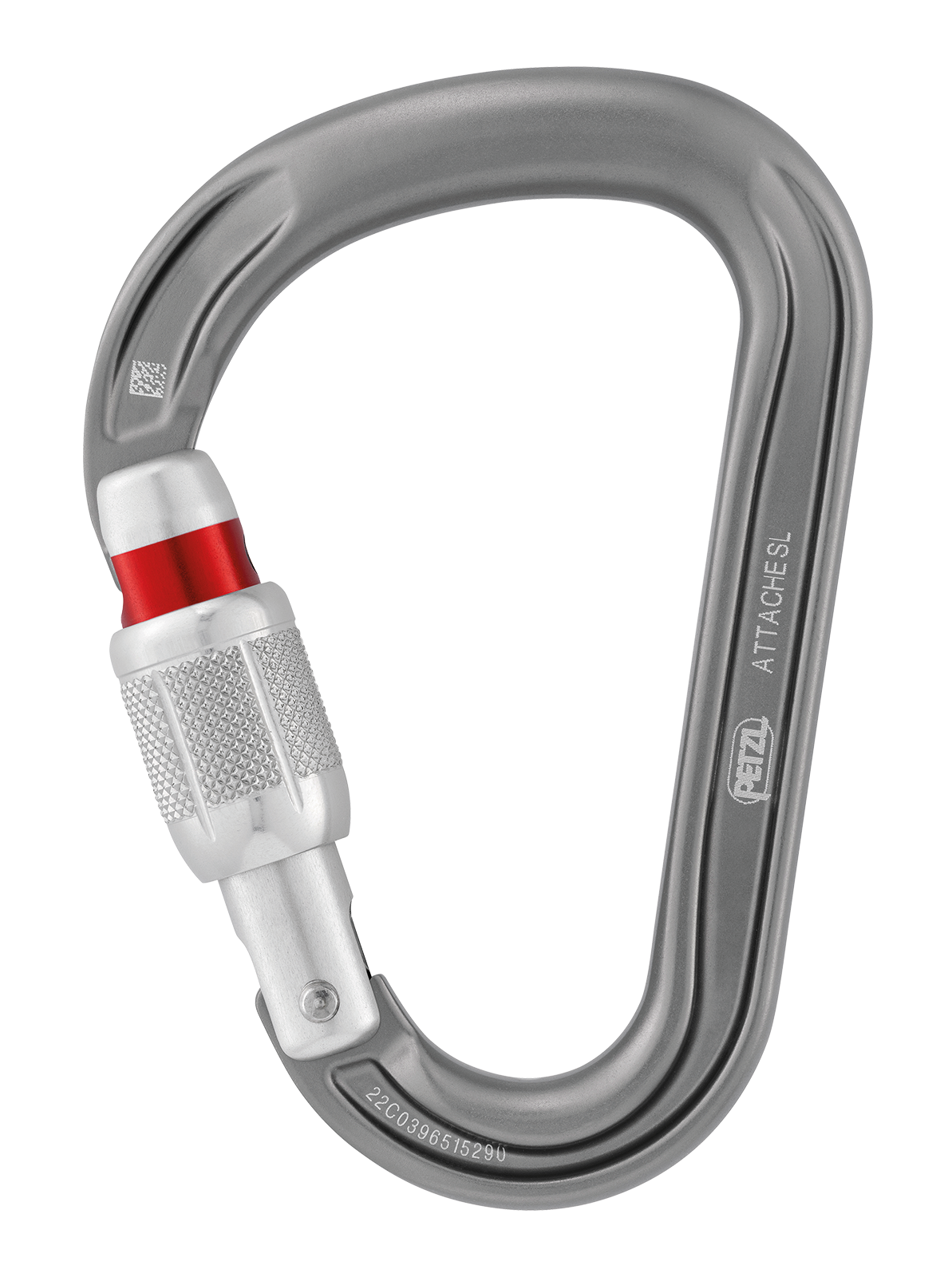 Karabiner birnenförmig, grau