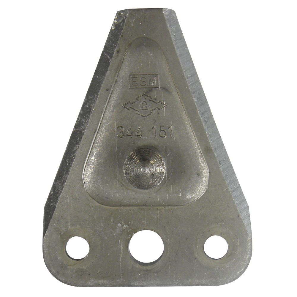 Blade with knob for Busati's double knife mower