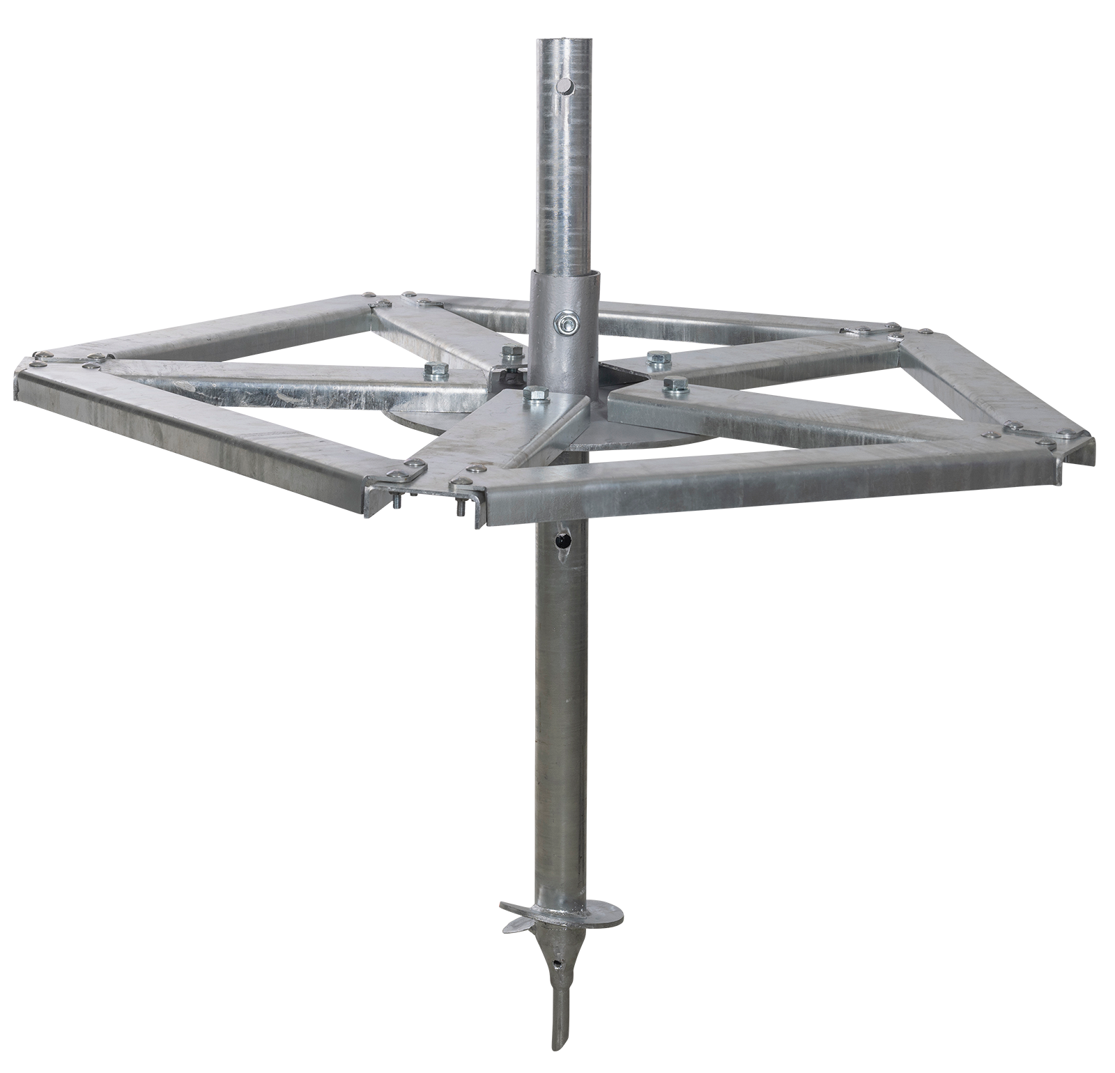 Bodenanker-Set für Pfahlbürste Maxi