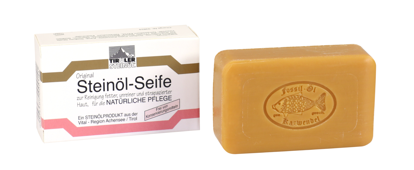 Savon à l'huile de pierre tyrolienne 100g