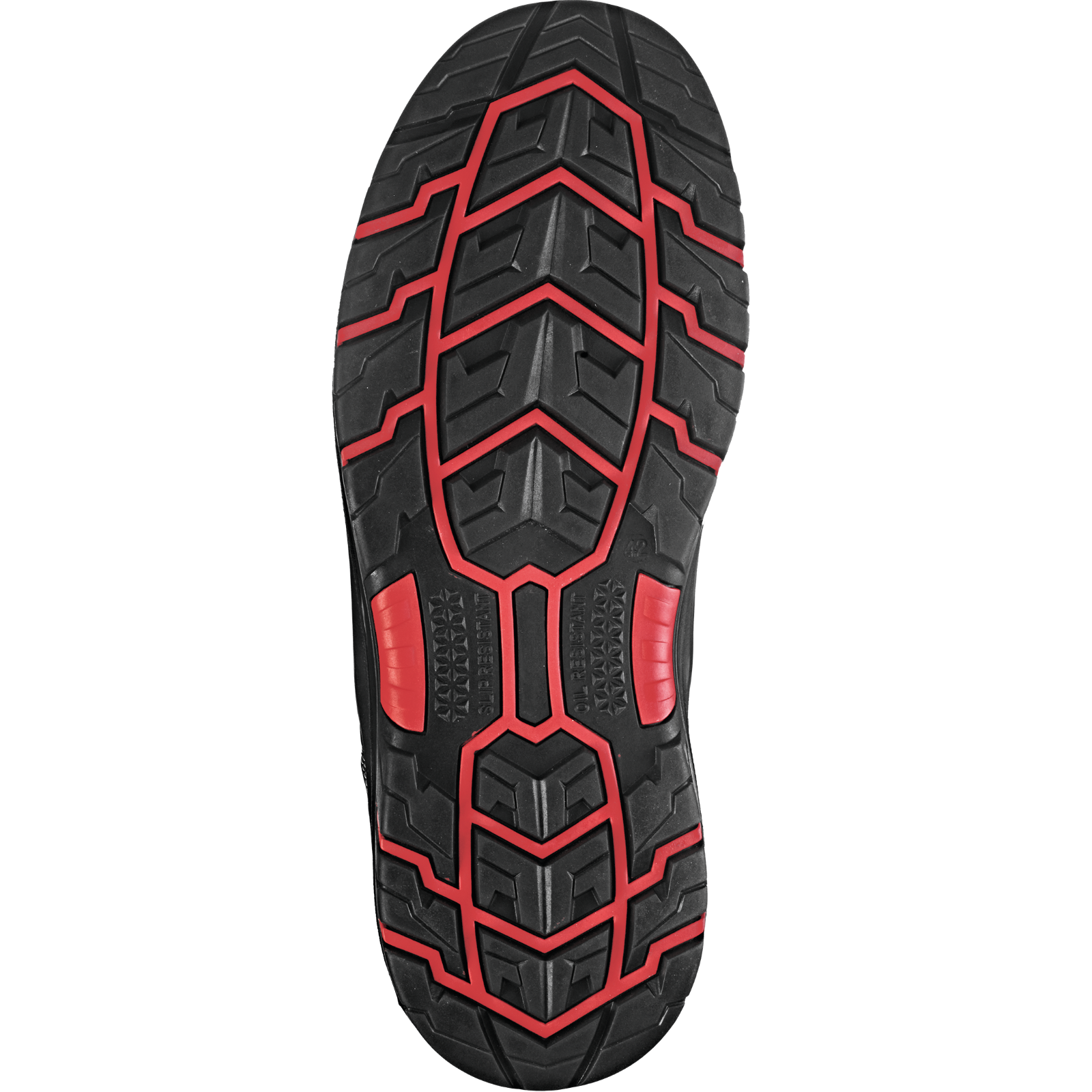 SI-Schnürstiefel S3 Lipari schwarz/rot