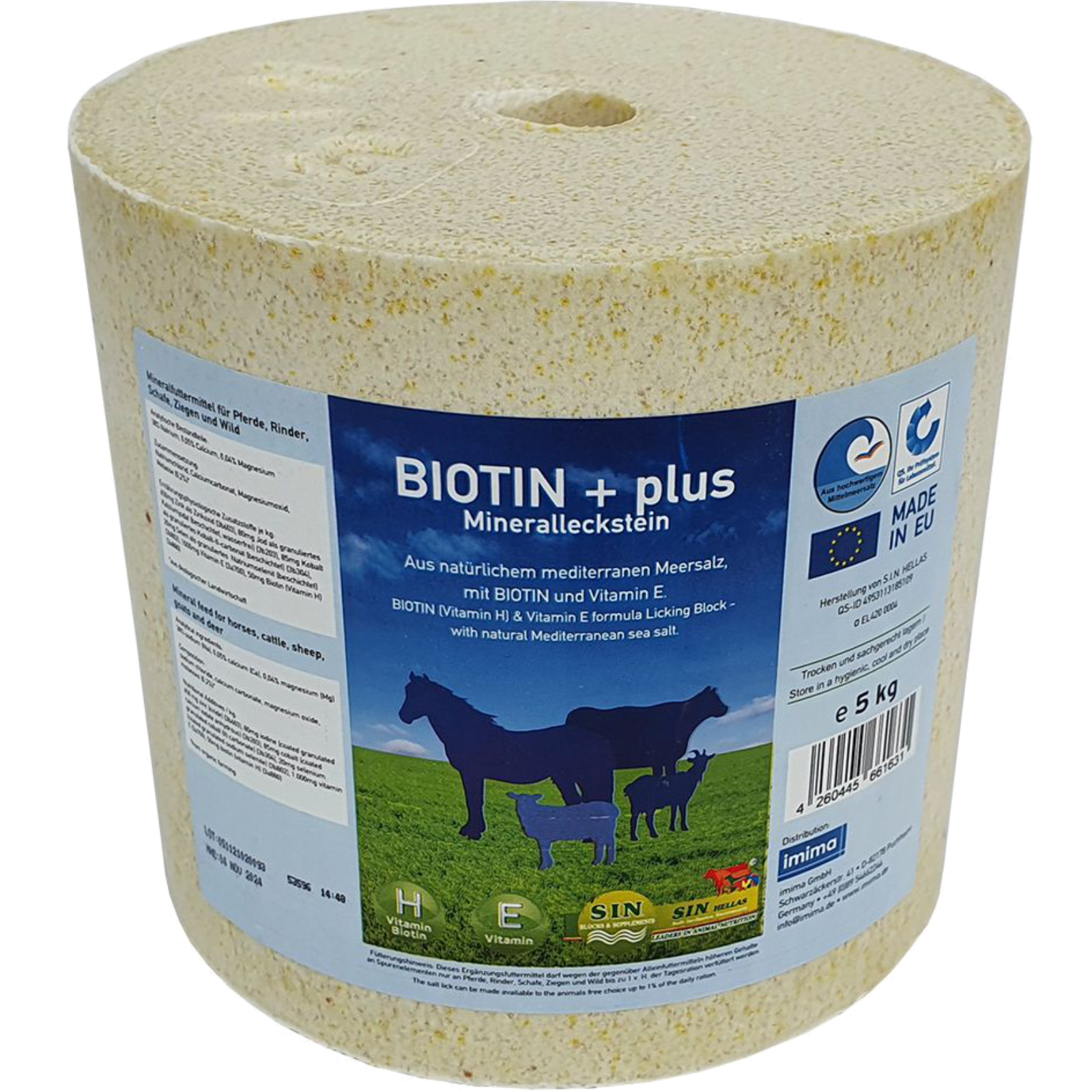 Leckstein Biotin+ 5 kg