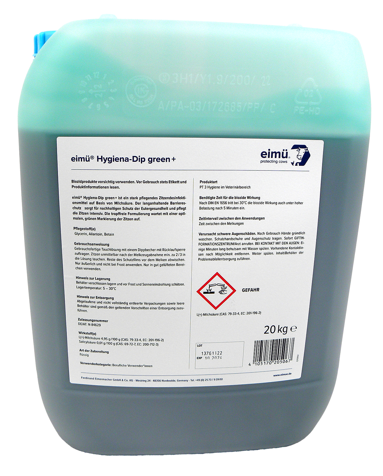 Hygiena-Dip green + *